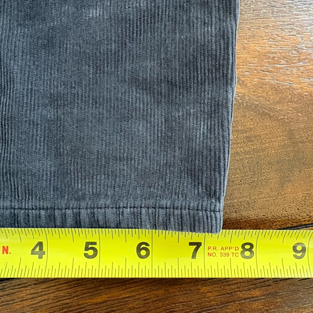 AG Adriano Goldschmied Corduroy Pants Mens 33”W The Graduate Tailored Leg Black - Picture 14 of 16